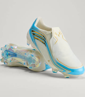 Adidas F50 לבן וזהב